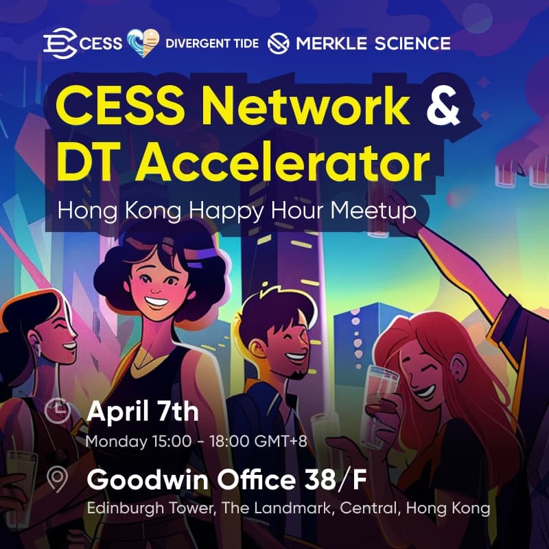 Cover Image for CESS Network & DT Accelerator - Hong Kong Happy Hour Meetup