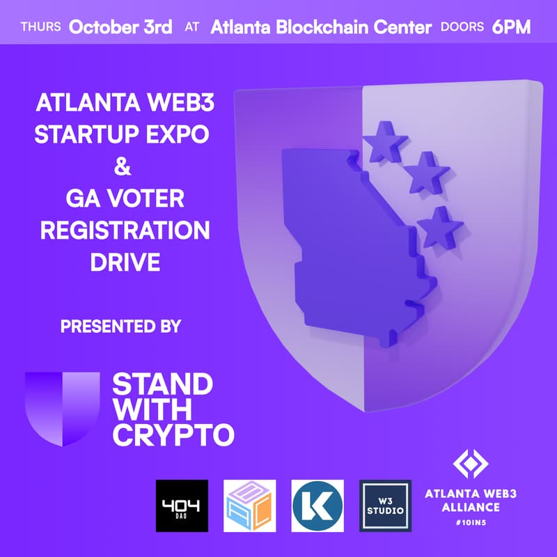 Cover Image for Atlanta Web3 Startup Expo & GA Voter Drive