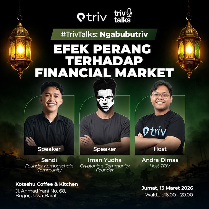 Cover Image for #TrivTalks: Ngabubutriv: Efek perang terhadap financial market