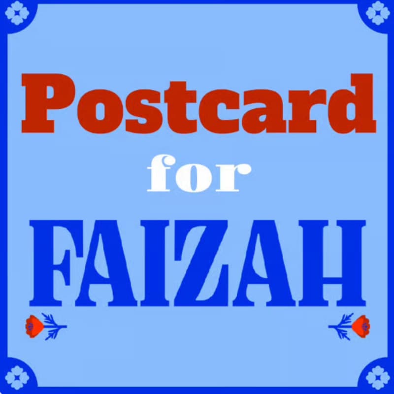 Cover Image for Postcard for Faizah