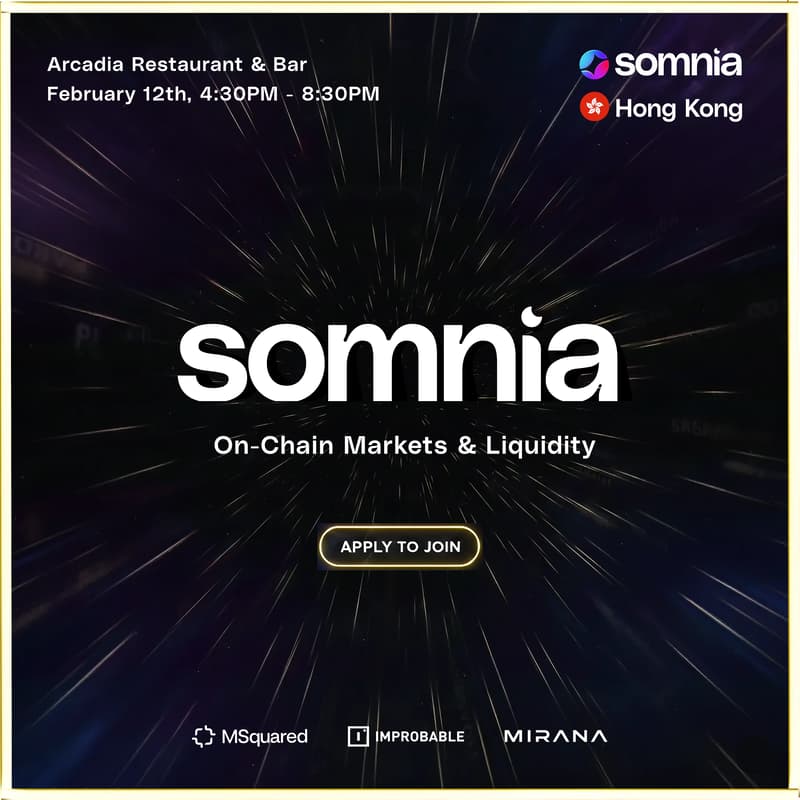 Cover Image for Somnia - On-Chain Markets & Liquidity ✨