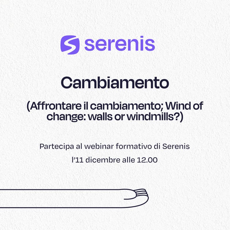 Cover Image for Cambiamento (Affrontare il cambiamento; Wind of change: walls or windmills?)