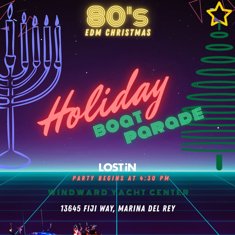 Cover Image for 80's EDM Holiday Boat Parade