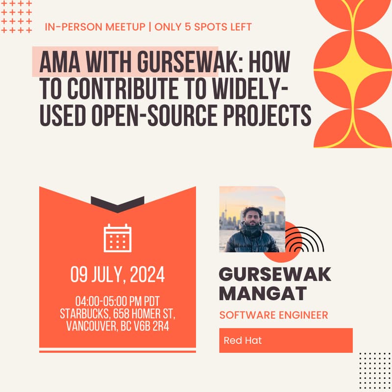 Cover Image for AMA with Gursewak: How to Contribute to Widely-Used Open-Source Projects
