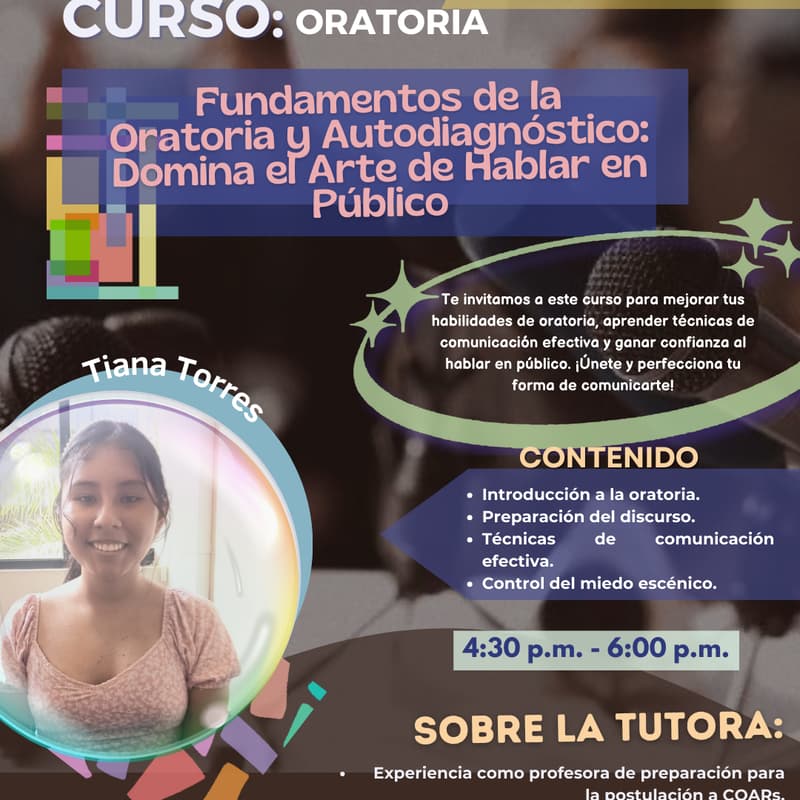 Foto de portada de Fundamentos de la Oratoria y Autodiagnóstico: Domina el Arte de Hablar en Público