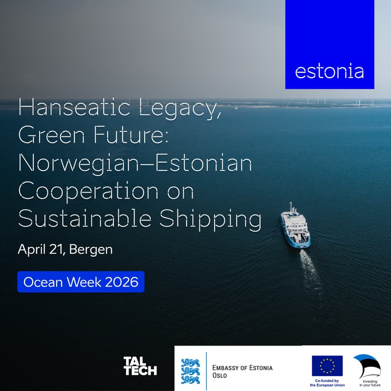 Cover Image for Hanseatic Legacy, Green Future: Norwegian–Estonian Cooperation on Sustainable Shipping