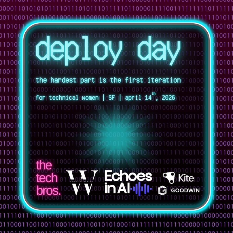 Cover Image for Deploy Day | Women in AI, Echoes in AI, & The Tech Bros
