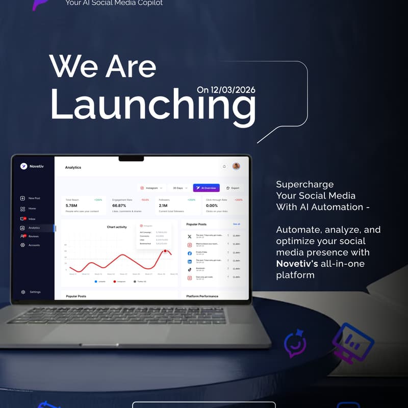 Cover Image for Novetiv Product Launch