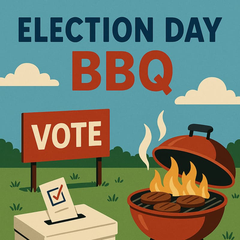 Cover Image for Frontier Tower: Citizenship Committee Election Day & Community BBQ - Members Only