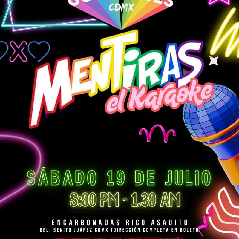 Cover Image for Mentiras, el Karaoke by Good Vibes