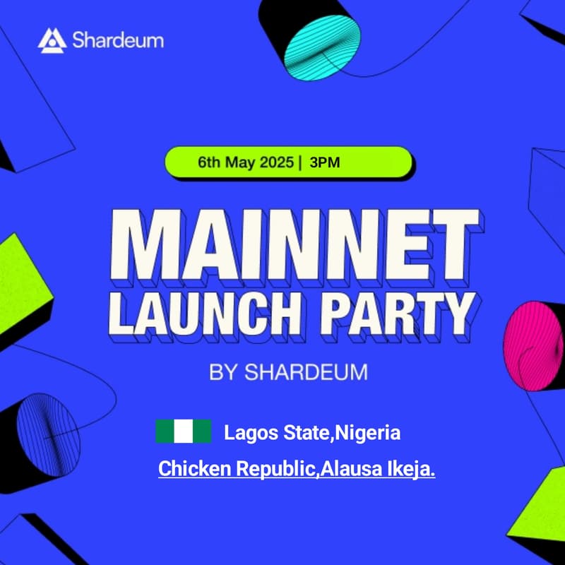 Cover Image for 🎉 Shardeum Mainnet Watch Party – Ikeja, Nigeria