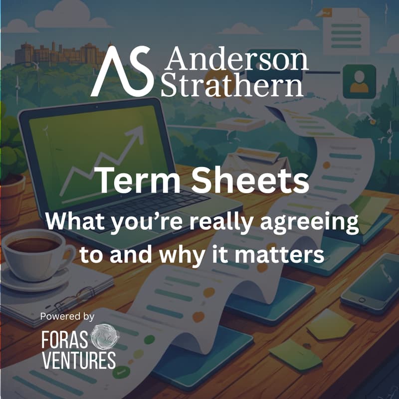 Cover Image for Term Sheets - What you’re really agreeing to and why it matters (in person + virtual)