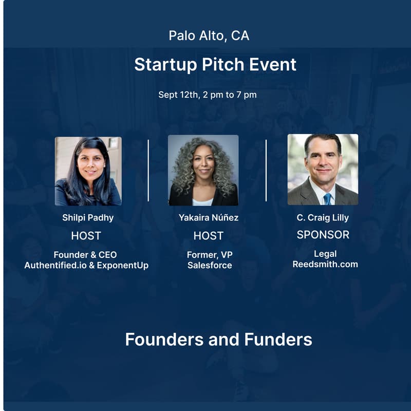 Cover Image for Startup Pitch : Founders and Funders
