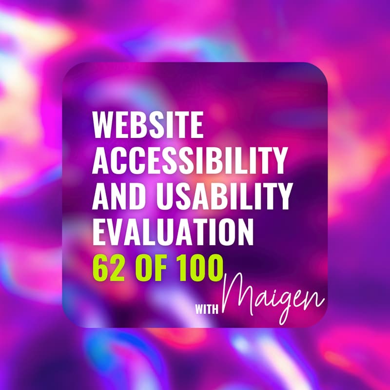 Cover Image for Website Accessibility and Usability Evaluation 62 of 100