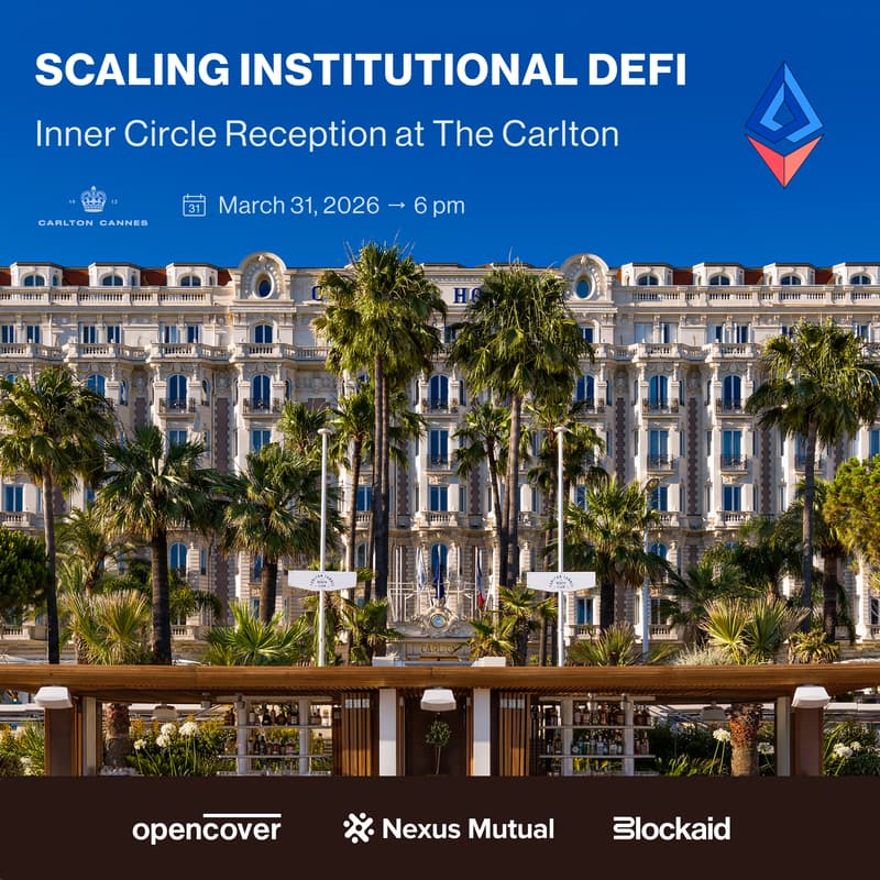 Cover Image for Scaling Institutional DeFi: Inner Circle Reception at The Carlton
