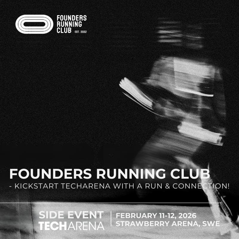 Cover Image for Founders Running Club – Kickstart Techarena with a Lunch Run & Network!