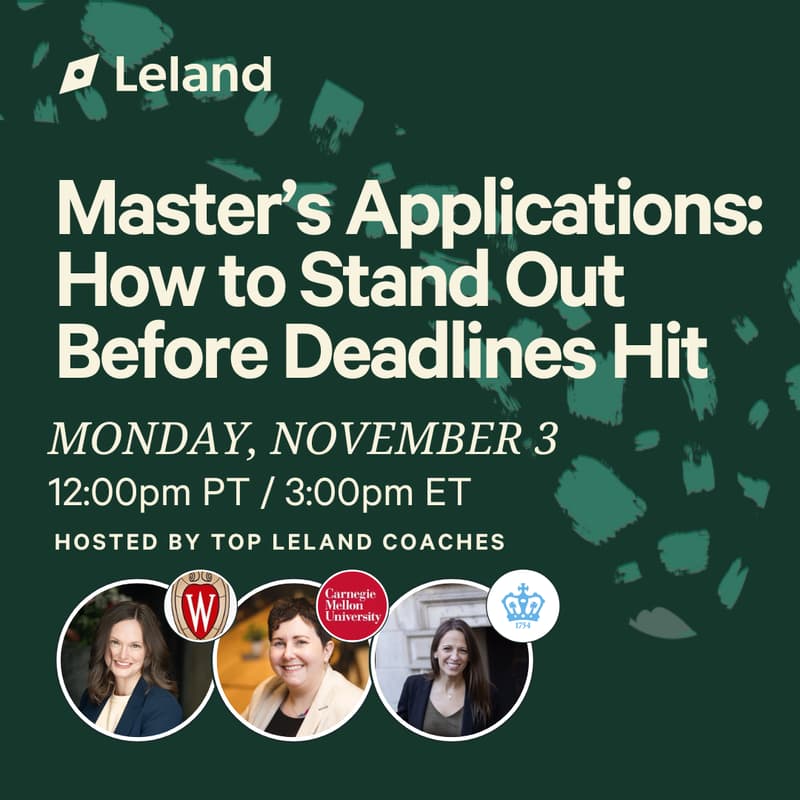 Cover Image for Master’s Applications: How to Stand Out Before Deadlines Hit