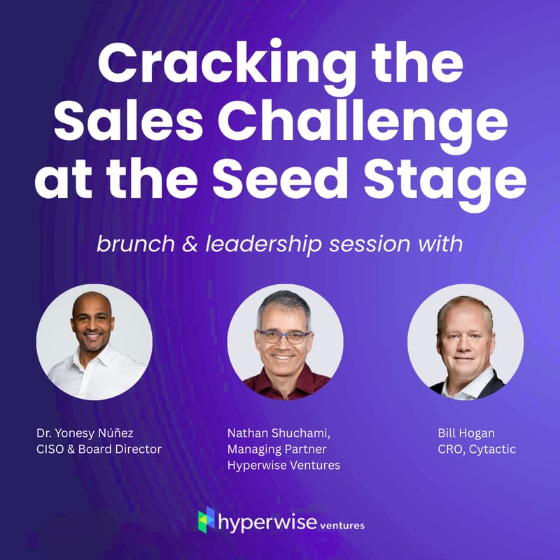 Cover Image for Cracking the Sales Challenge at the Seed Stage