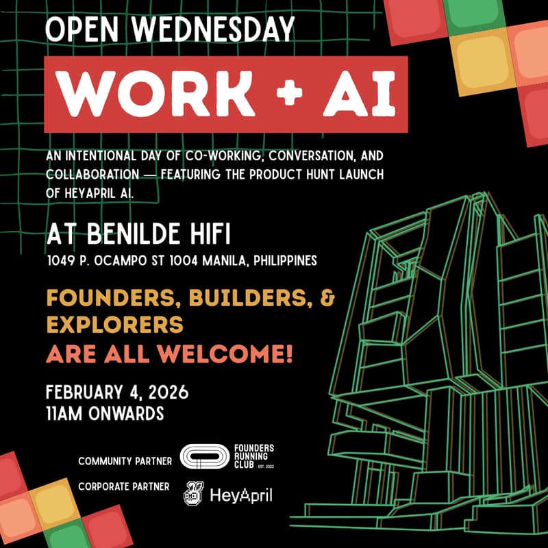 Cover Image for Open Wednesday: WORK + AI @ Benilde HiFi