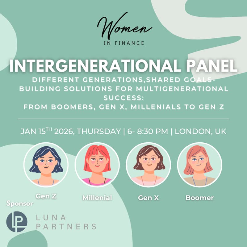 Cover Image for Women in Finance Group -Intergenerational Panel discussion
