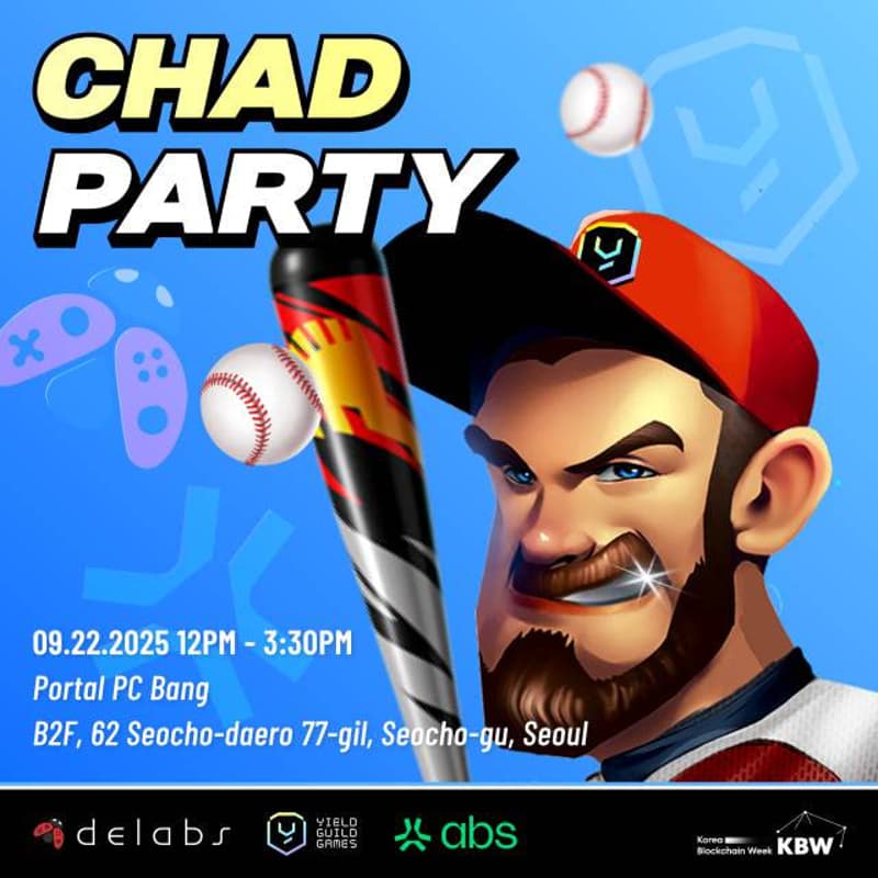 Cover Image for 🕹️ CHAD PARTY by Delabs Games, YGG Play & Abstract