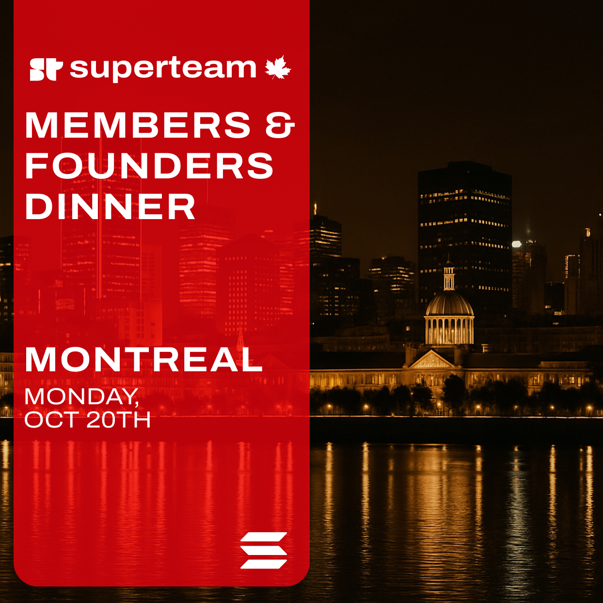 Cover Image for Members & Founders Dinner - Montreal