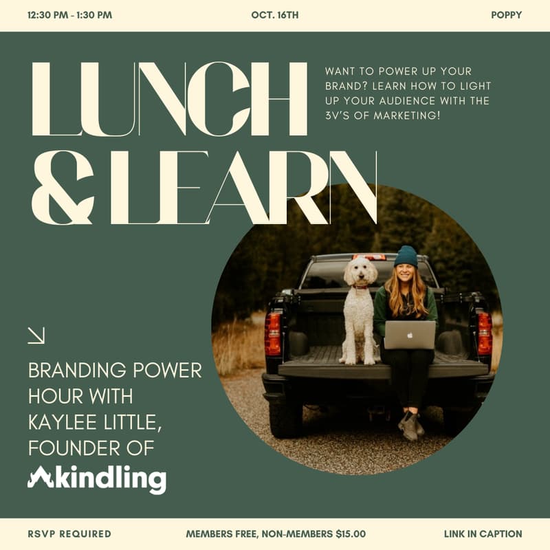 Cover Image for Branding Power Hour with Kindling Design