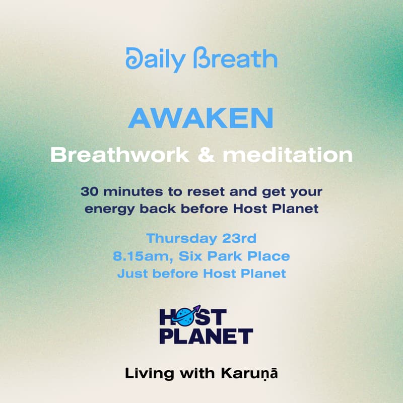 Cover Image for AWAKEN: Breathwork & meditation at Host Planet
