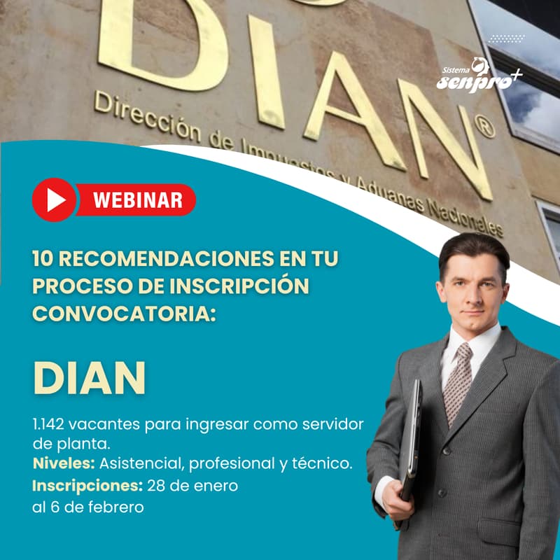 Cover Image for Convocatoria DIAN 2026: 10 recomendaciones en tu proceso de inscripción