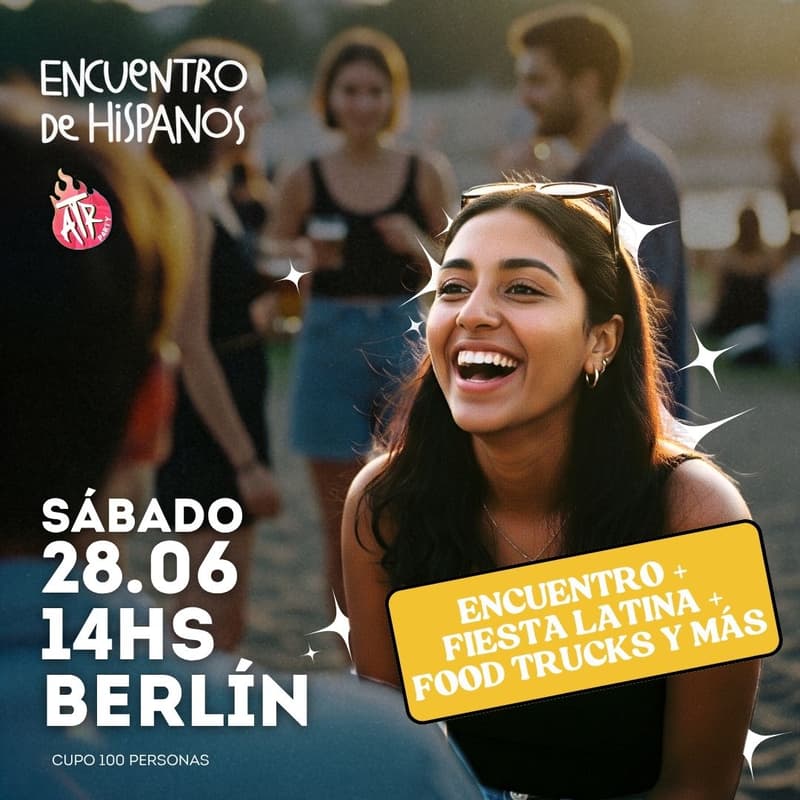 Cover Image for Encuentro de Hispanos + ATR Fest - BERLÍN