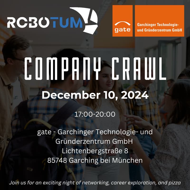 Cover Image for RoboTUM Company Crawl @ Gate Garching