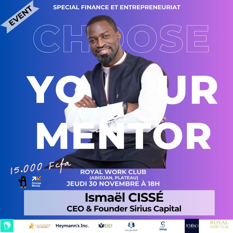 Cover Image for Ismaël Cissé - Networking and public recording W/ Choose Your Mentor event