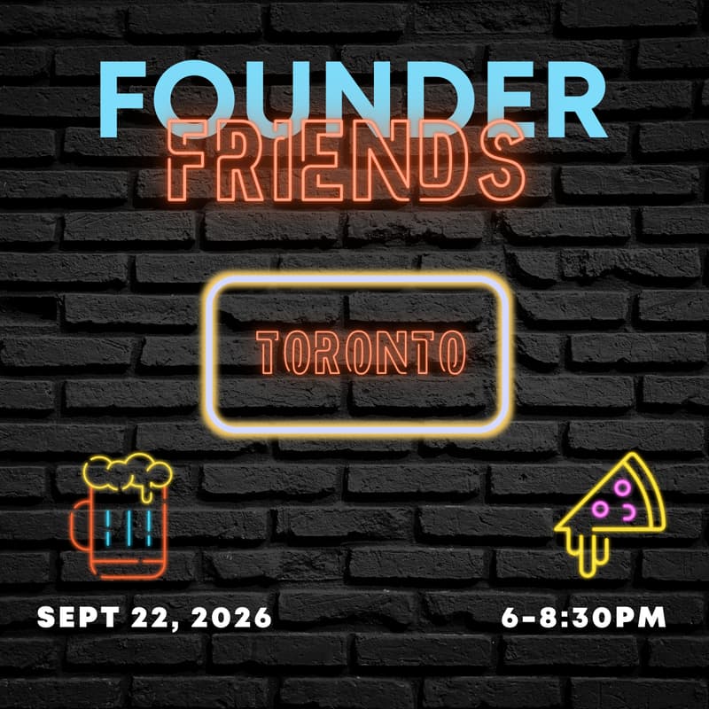 Cover Image for (TENTATIVE) Founder Friends Toronto
