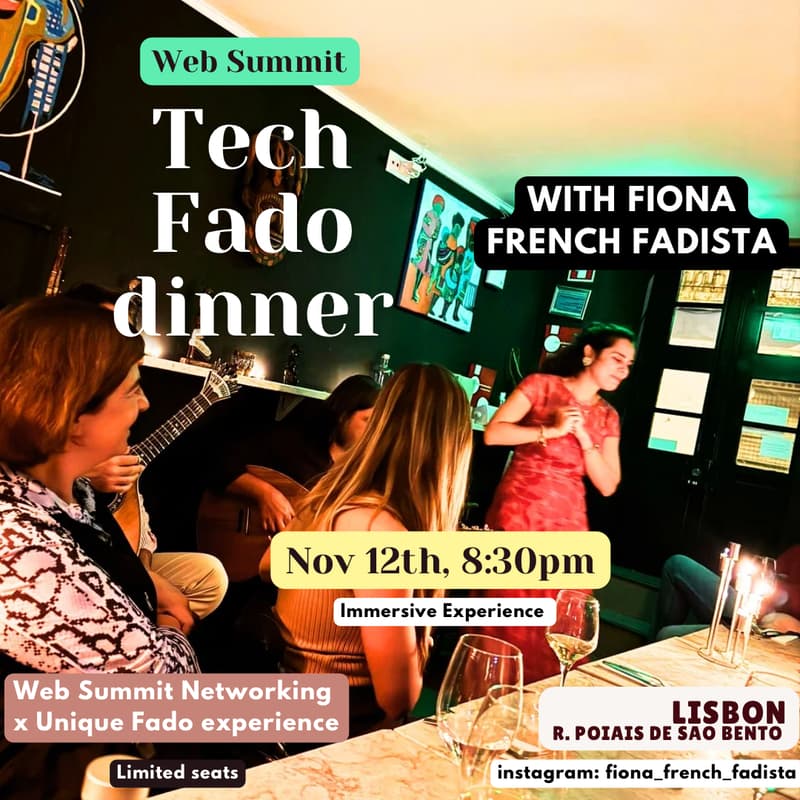 Cover Image for Web Summit Tech Fado Dinner