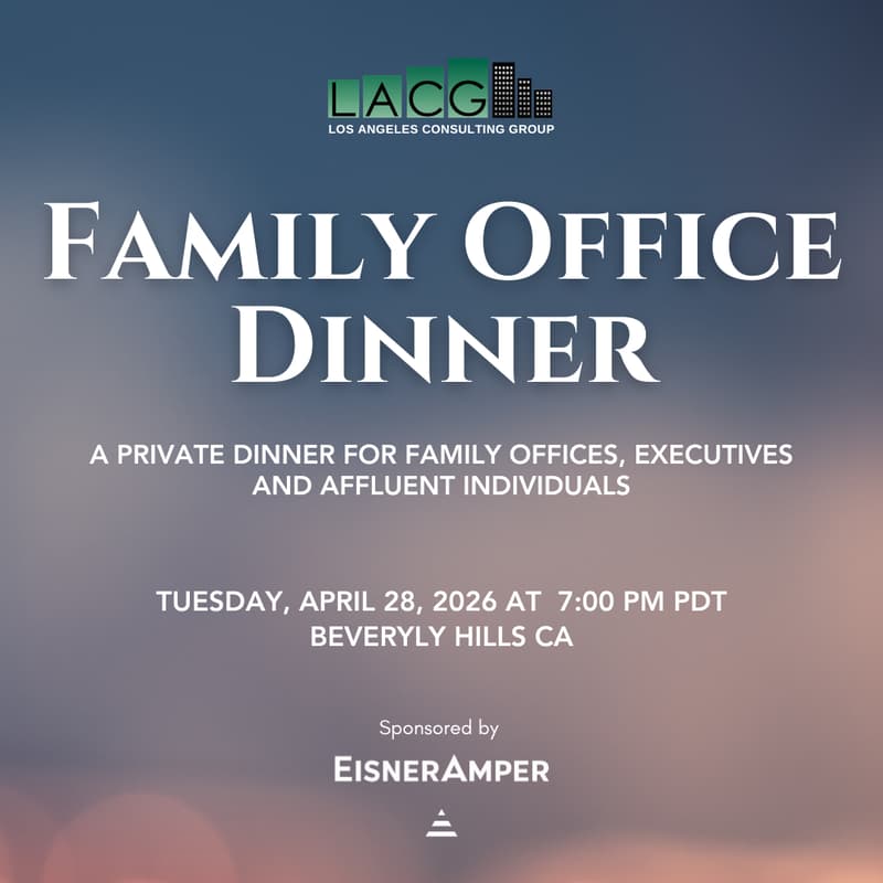 Cover Image for April 28: Family Office Dinner