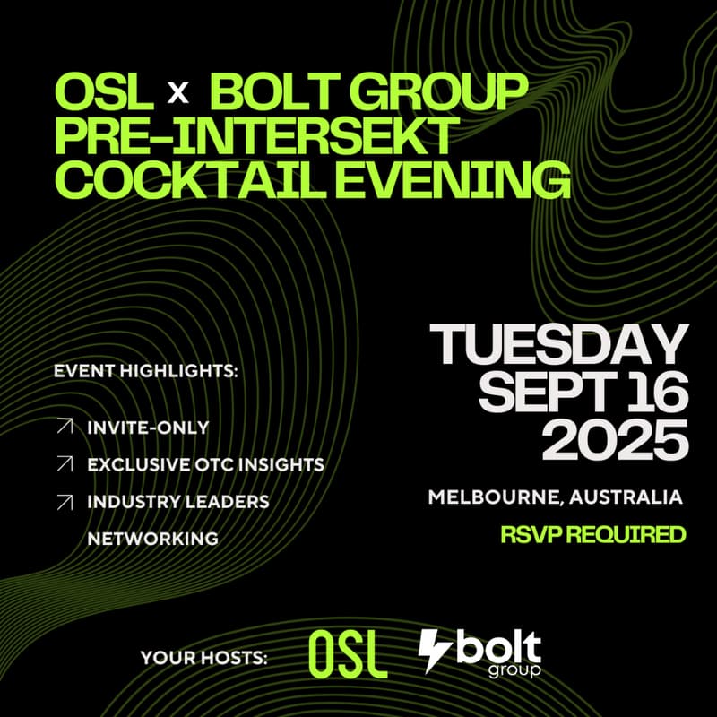 Cover Image for OSL x Bolt Group Pre-Intersekt Cocktail Evening