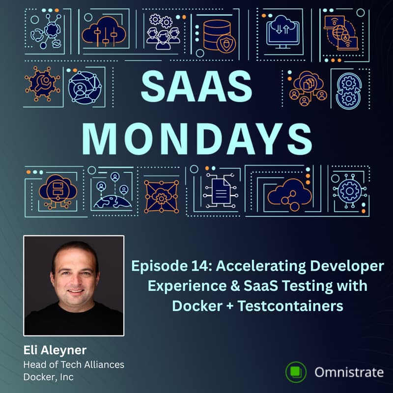 Cover Image for EP14: SaaS Mondays, Live on Friday | Accelerating Developer Experience & SaaS Testing with Docker + Testcontainers