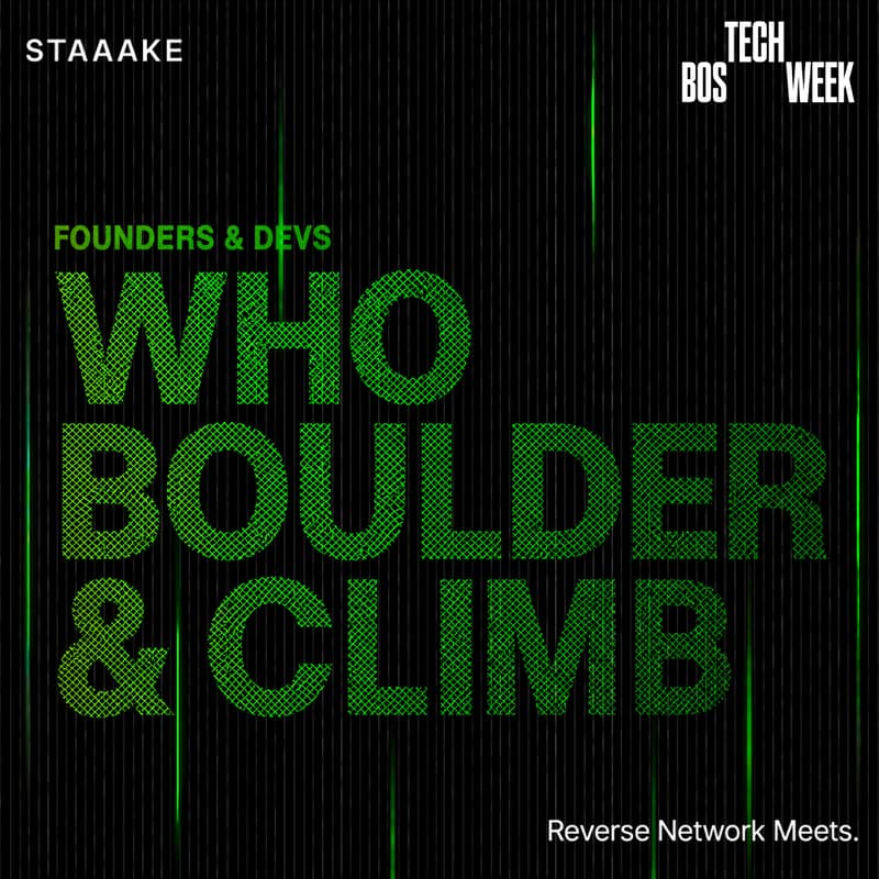 Cover Image for Founders & Devs Who Boulder & Climb - #BOSTechWeek — Reverse Network Meet