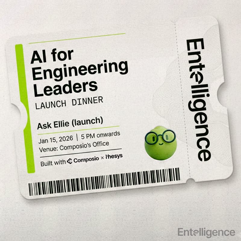 Cover Image for AI for Engineering Leaders: Launch Dinner by Entelligence.ai