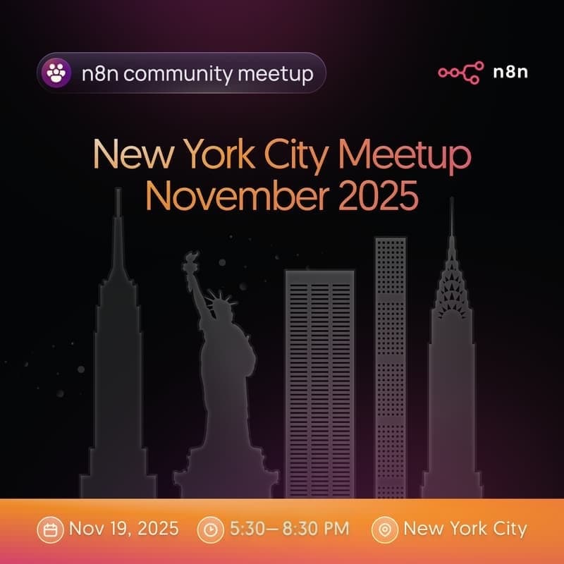 Cover Image for NYC n8n Community Meetup
