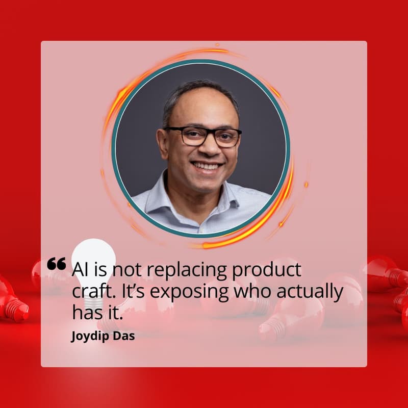 Cover Image for 💡 Product Circle ⭕ Chat - Rediscovering Product Craft in the age of AI with Joydip Das