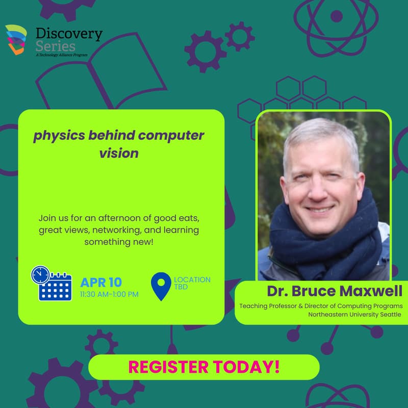 Cover Image for Discovery Series, Dr. Bruce Maxwell, Teaching Professor & Director of Computing Programs, Northeastern University Seattle