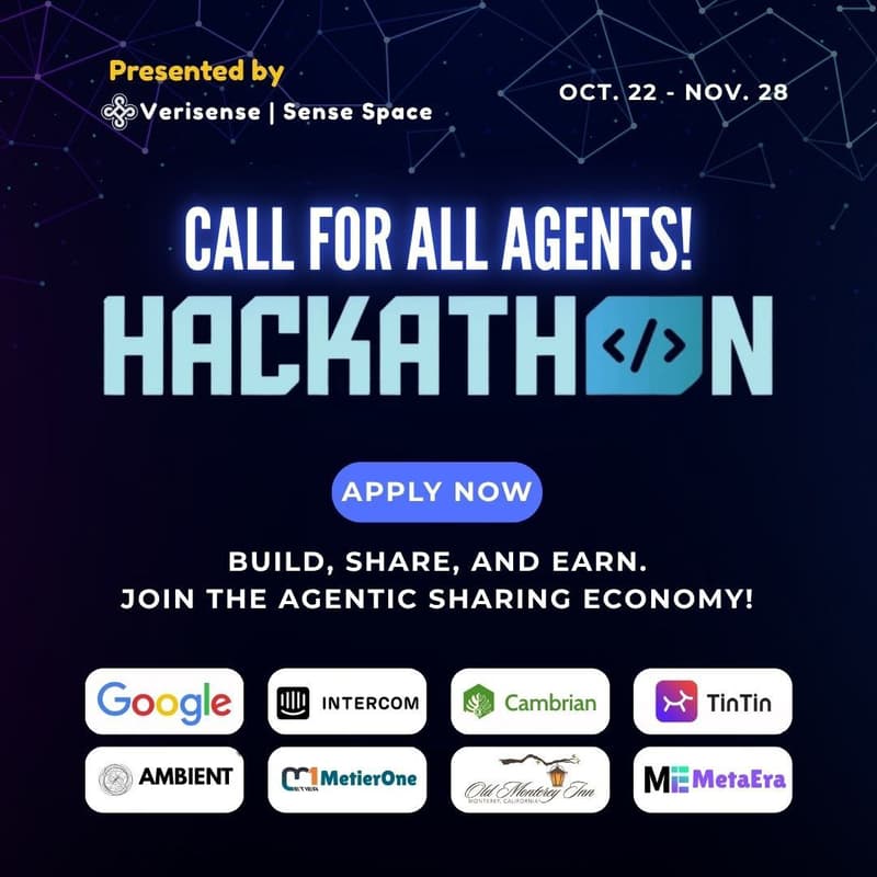 Cover Image for [4-week Hackathon] Call for All Agents! Build, Share and Earn - Join the Agentic Sharing Economy!
