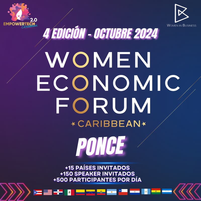 Cover Image for Women Economic Forum del Caribe