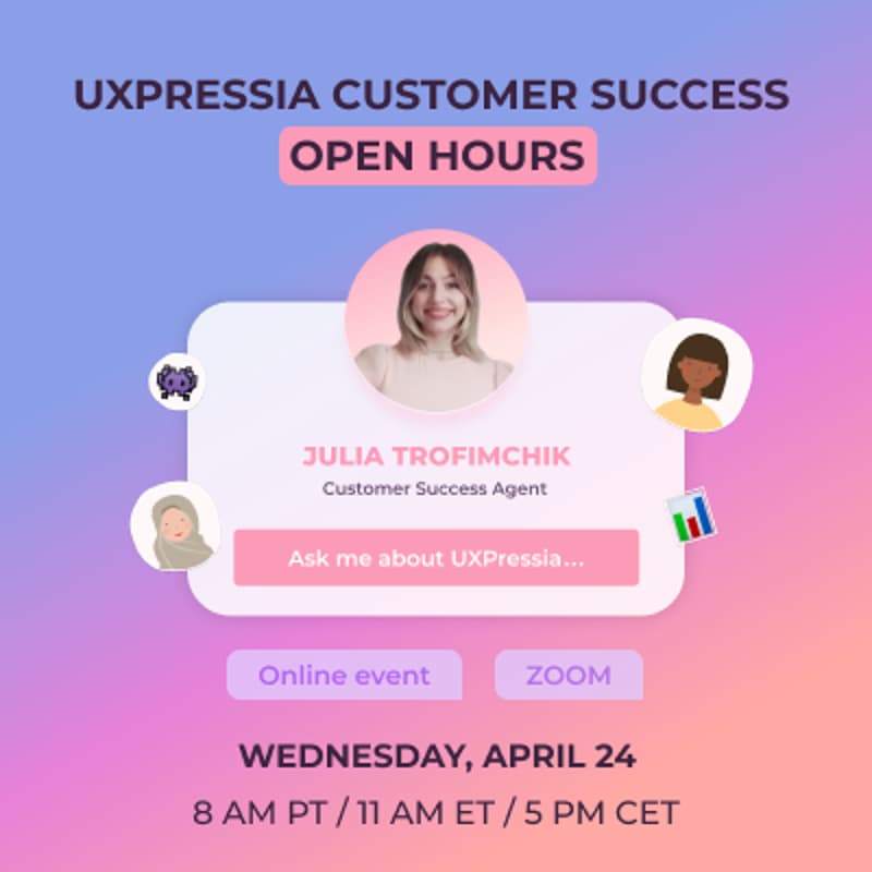 Cover Image for UXPressia Customer Success Open Hours: Making the Most Out of Personas