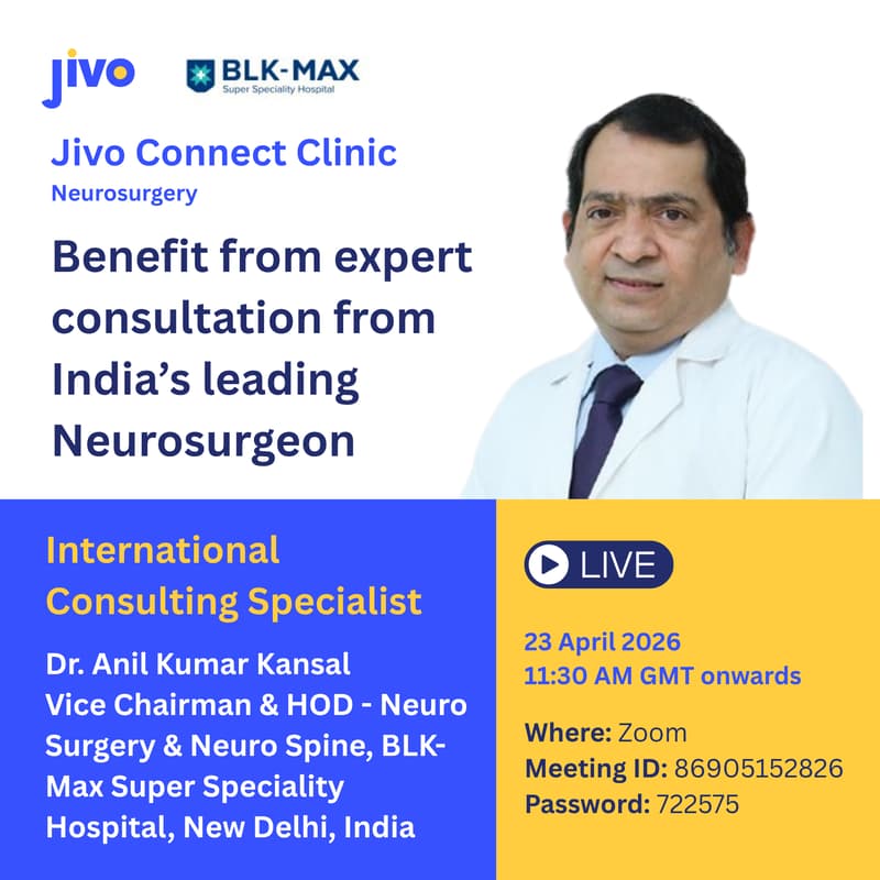 Cover Image for Jivo Connect Clinic - Neurosurgery
