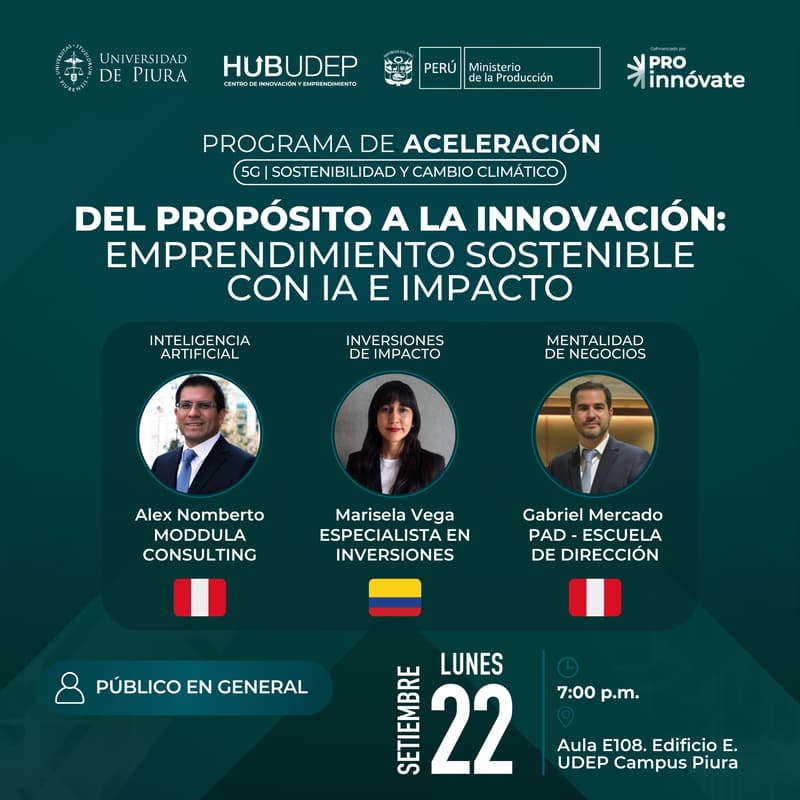Cover Image for Del propósito a la innovación: emprendimiento sostenible con IA e impacto