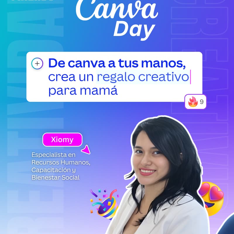 Cover Image for Taller: De canva a tus manos, crea un regalo creativo para mamá