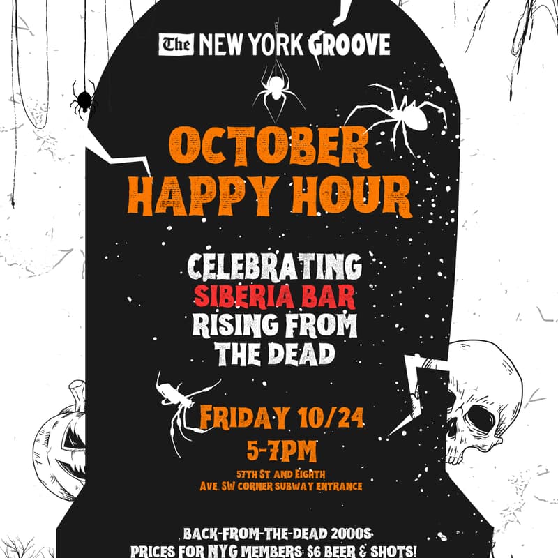 Cover Image for New York Groove October happy hour