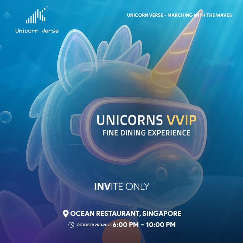 Cover Image for UnicornVerse VVIP Fine Dining Experience: Marching with the Waves 🦄 🌊